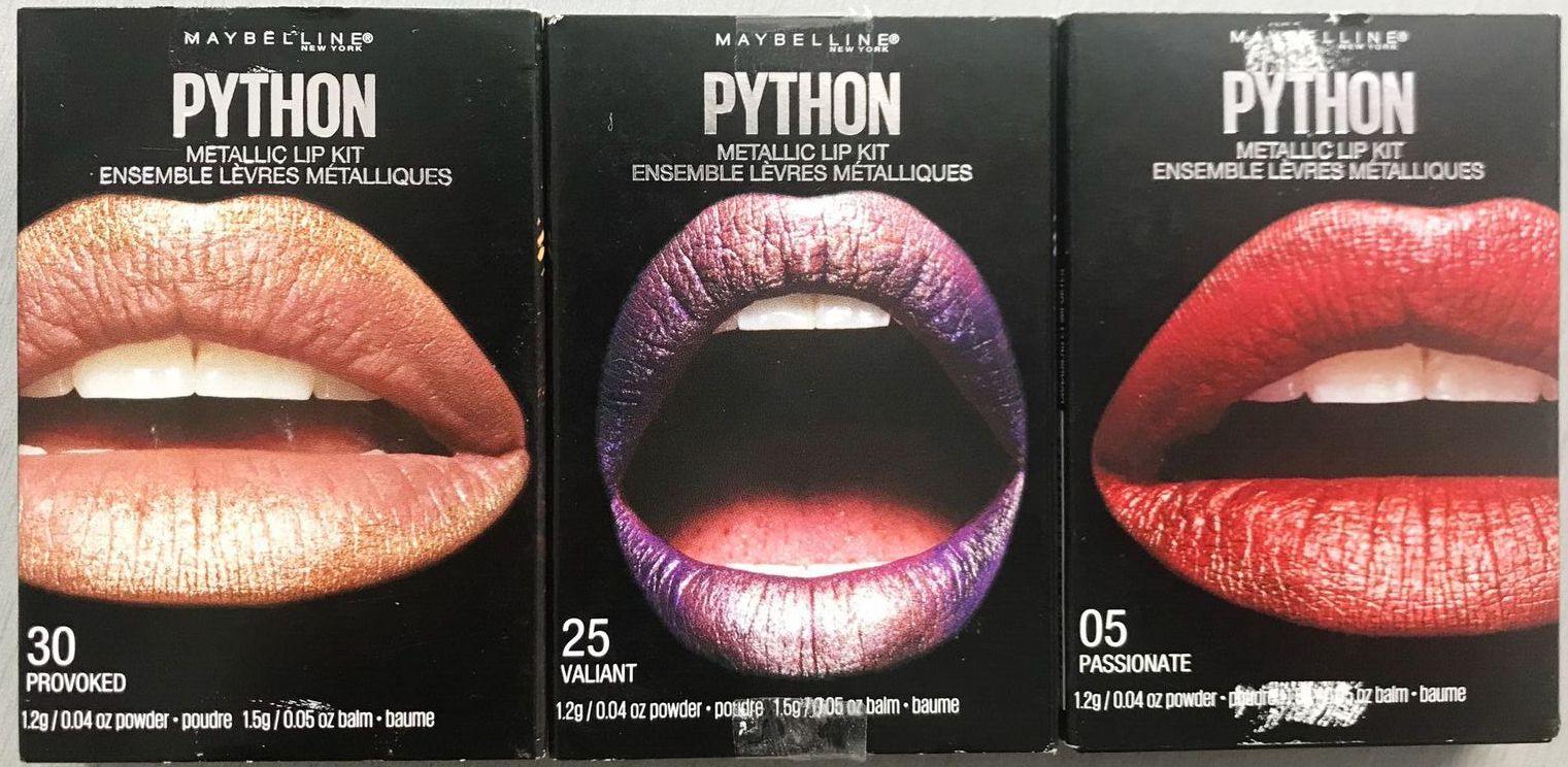 Maybelline Python Metallic Lip Kit