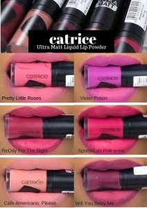 Catrice Ultra Matt Liquid Lip Powders