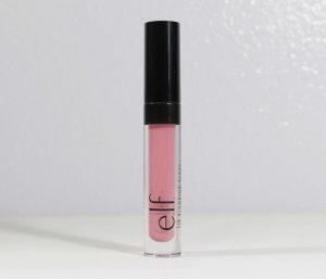 elf lip plumping lip gloss in sparkling Rose