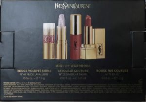 Yves Saint Laurent Mini Lip Wardrobe Swatches